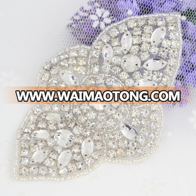 hot style iron on applique patches crystal wedding baby designs with Quality Assurance