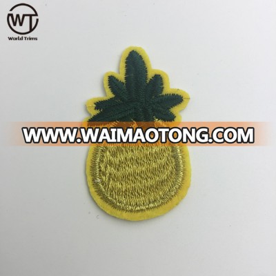 Fruit design motif embroidery iron on applique patch for dresses