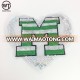 New design heart shape big sequin applique patches for clothing