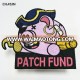 Wholesale custom animal pig logo embroidered patches for clothes