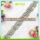 New collection decorative wholesale bridal embroidery applique with opal stones