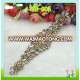 RH-905 beaded handmake small piece crystal applique for hat